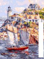 Картина по номерам Белоснежка Франция. Бретань. Карантек 351-AS