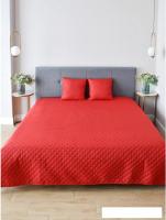 Покрывало АЭлита 2 подушки ультрастеп 220x240 (красный)