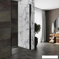 Душевая дверь Roxen Astra 580110-70B (черный/прозрачное)