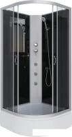 Душевая кабина Niagara NG-3502-14BKG 100x100 (тонированное стекло)