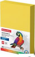 Офисная бумага BRAUBERG А4 80 г/м2 500 л 115216 (желтый)