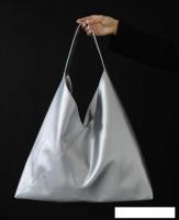 Сумка шоппер MT.style Треугольник (серебристый)