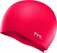 Шапочка для плавания TYR Wrinkle Free Silicone Cap LCS/610 (красный)