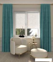 Рулонные шторы Legrand Севилия 120x175 (серебро)