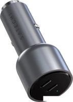 Автомобильное зарядное Satechi 40W Dual USB-C PD Car Charger ST-U2C40CCM