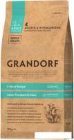 Сухой корм для собак Grandorf Adult Medium & Maxi Probiotic 4 Meat Recipe (4 мяса с пробиотиками) 10