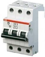 Выключатель автоматический ABB S 203 3P С 25А 6кА 3M 2CDS253001R0254