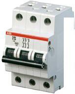 Выключатель автоматический ABB S 203 3P С 10А 6кА 3M 2CDS253001R0104