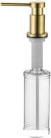 Дозатор для жидкого мыла Paulmark Brevit D005-G (золото)