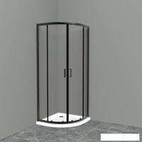 Душевой уголок BelBagno UNO-195-R-2-100-C-NERO