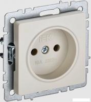 Розетка IEK Brite РС10-1-0-БрКр