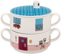 Набор бульонниц Vista Alegre Bairro Das Flores. Цветочный квартал 21118555