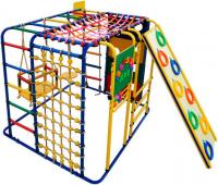 Детский спортивный комплекс Формула здоровья Кубик У Плюс синий-радуга