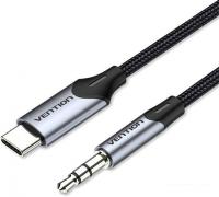 Кабель Vention BGKHF USB Type-C - 3.5 Jack (1 м, черный)