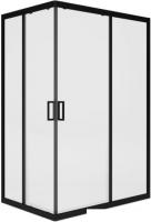 Душевой уголок Метакам Universal Pro Black 120x80 KKS_014548 (прозрачное стекло)