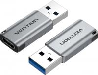 Адаптер Vention CDPH0 USB Type-A - USB Type-C (серебристый)