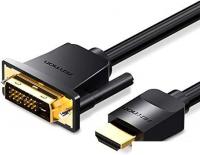 Кабель Vention ABFBH HDMI - DVI (2 м, черный)