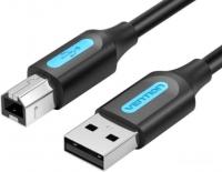 Кабель Vention COQBG USB Type-A - USB Type-B (1.5 м, черный)
