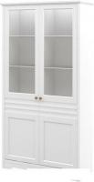 Шкаф-витрина Неман мебель Денвер МН-040-14 (белый)