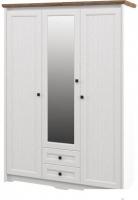 Шкаф распашной Неман мебель Тиволи МН-035-23 (белый структурный/дуб стирлинг)