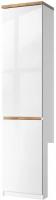 Шкаф-пенал Anrex Taurus 1D (белый/дуб вотан)