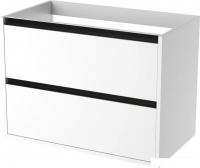 ЗОВ Тумба под умывальник Парма 90 P90LWP0MWMC1B (белый матовый)