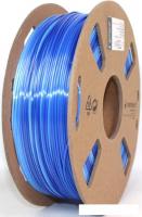 Пластик Gembird PLA Silk 1.75 мм 1000 г (холодный синий)