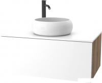 ЗОВ Тумба под умывальник Кито 60 K60LA0MWMC (аттик/белый матовый)