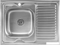 Кухонная мойка Saniteco 8060S-L (с сифоном)