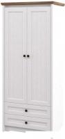 Шкаф распашной Неман мебель Тиволи МН-035-21 (белый структурный/дуб стирлинг)
