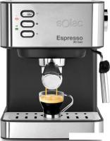 Рожковая помповая кофеварка Solac Espresso 20 Bar (нержавеющая сталь)