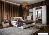 Комплект мебели для спальни КМК Мебель Тиффани 0916 (бетон пайн светлый/дуб шато)