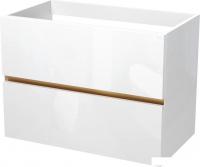 ЗОВ Тумба под умывальник Лира 100 L100MW0MWGVG (белый глянец)