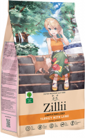 Сухой корм для кошек Zillii Light/Sterilized индейка с ягненком 2 кг