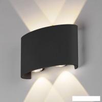 Уличный настенный светильник Elektrostandard Techno Led Twinky Double 1555 (черный)
