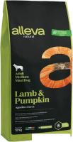 Сухой корм для собак Alleva Natural Lamb & Pumpkin Medium/Maxi (ягненок с тыквой) 12 кг