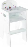 Стульчик для кукол Woody Стульчик для кормления кукол. Алиса Единорог с сердцем 03991