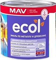Эмаль MAV Ecol ПФ-115 10 кг (красный)