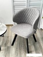 Стул с подлокотниками M-City Skat 670M05312 (B22 cерый/черный)