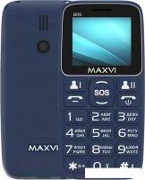Кнопочный телефон Maxvi B110 (синий)