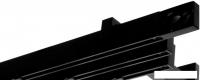 Карниз для штор Lm Decor Флэт профиль Лайн Грид (черный матовый, 1.6м, 3 ряда)