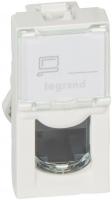 Розетка компьютерная Legrand Mosaic 076551 (белый)
