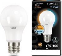 Светодиодная лампа Gauss E27 10 Вт 2700 K [102502110-T]