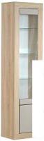 Шкаф-пенал КМК Мебель 2Д Лондон 0467.6 (дуб сонома/капучино)