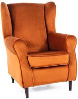 Интерьерное кресло Signal Baron Velvet Bluvel 4215 (корица/венге)