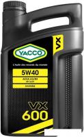 Моторное масло Yacco VX 600 5W-40 5л