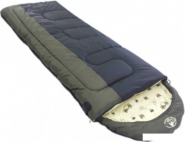 Спальный мешок BalMax Аляска Camping Plus Series -5 (правая молния, хаки)