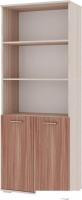 Шкаф-витрина Памир ПКС-8 71.8x38.8x185.2 (ясень шимо темный/ясень шимо светлый)