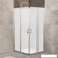 Душевой уголок BelBagno UNIQUE-A-2-85/100-M-Cr (матовое стекло)