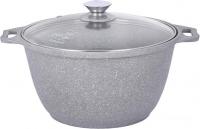 Кастрюля Kukmara кмс42а (светлый мрамор)